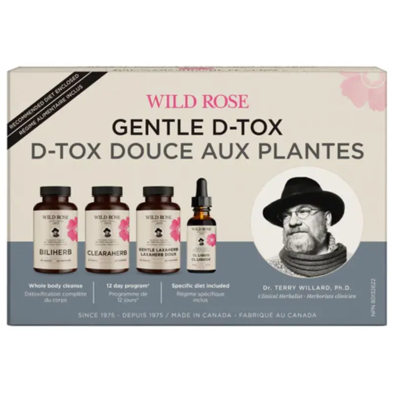 Wild Rose Gentle Herbal Detox Kit – Natural Cleansing System With Botanicals 1