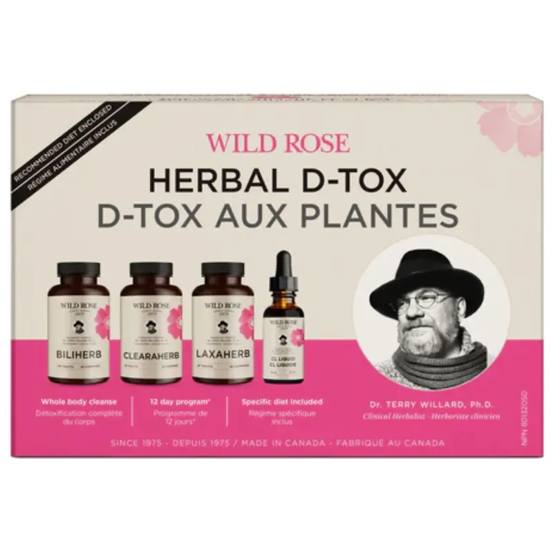 Wild Rose Herbal D-Tox Kit – Comprehensive Natural Cleansing Program 1