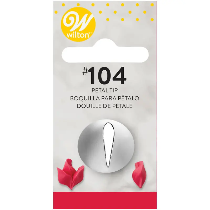 Wilton Petal-Shaped Piping Tip #104 1