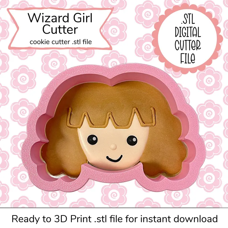 Wizard Girl Stl Cut File – Enchanted Character Design For Crafters 1