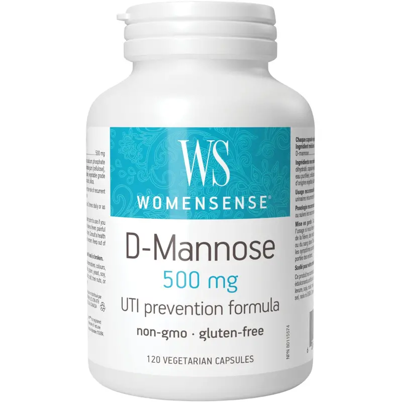 Womensense D-Mannose For Urinary Tract Health – 120 Capsules 1