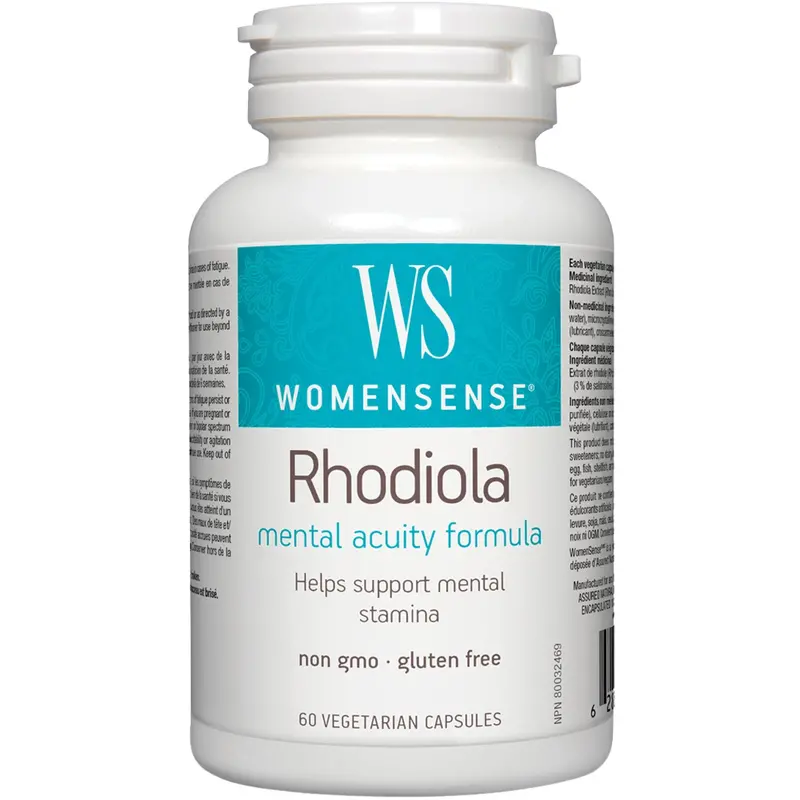 Womensense Rhodiola Focus & Clarity Formula – 60 Capsules 1