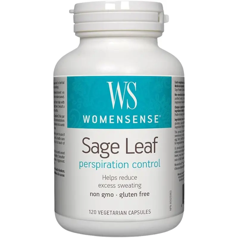 Womensense Sage Leaf Perspiration Control – 120 Capsules 1