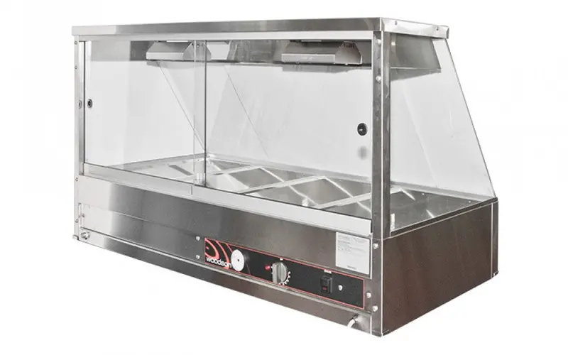 Woodson 2-Module Straight Glass Hot Food Display Cabinet – W.Hfs22 1