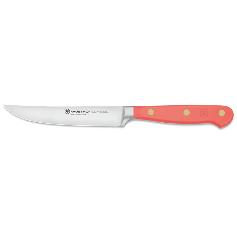 Wusthof Classic Colour 12 Cm Steak Knife In Coral Peach 1