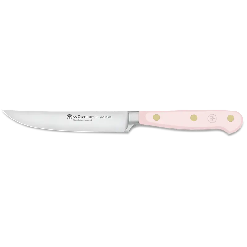 Wusthof Classic Colour 12 Cm Steak Knife In Pink Himalayan Salt 1