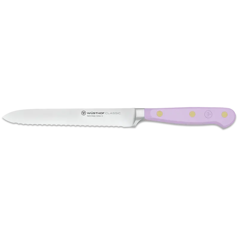 Wusthof Classic Colour 14 Cm Serrated Utility Knife In Purple Yam 1