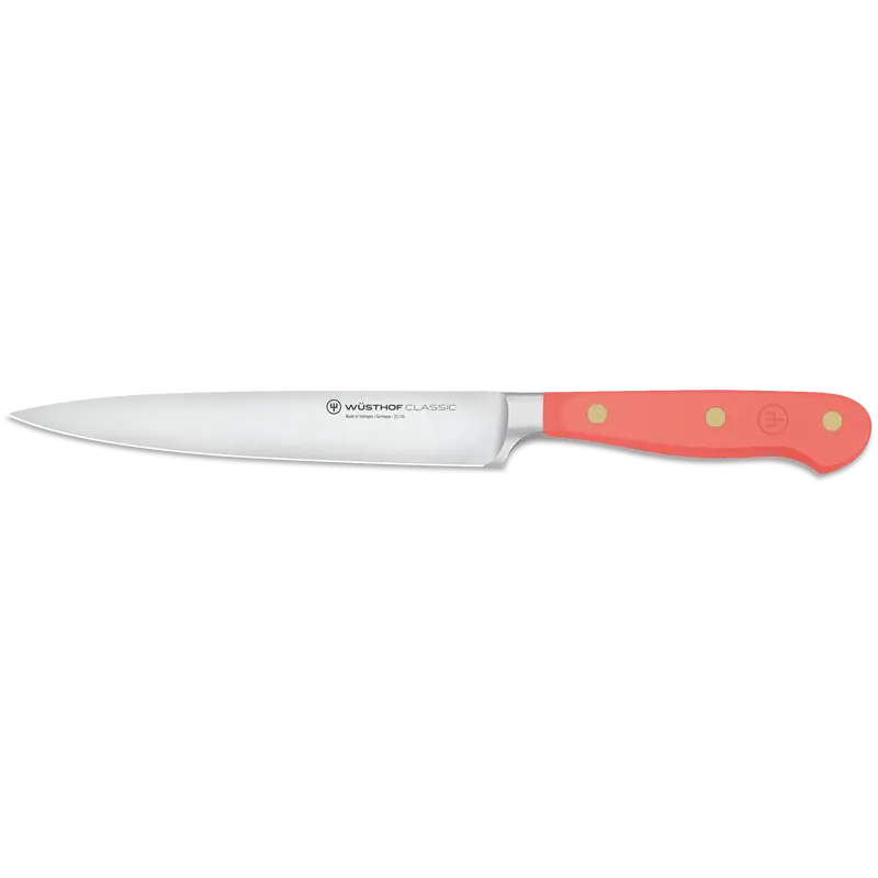 Wusthof Classic Colour 16 Cm Utility Knife In Coral Peach 1