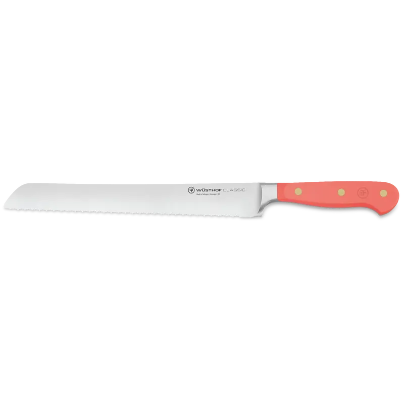 Wusthof Classic Colour 23 Cm Double-Serrated Bread Knife In Coral Peach 1
