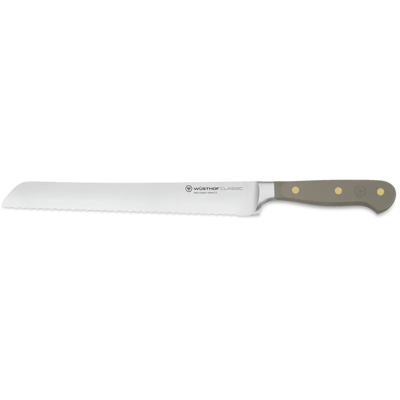 Wusthof Classic Colour 23 Cm Double-Serrated Bread Knife In Velvet Oyster 1
