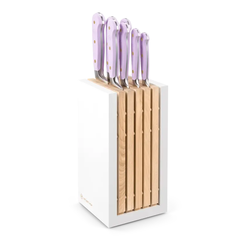 Wüsthof Classic Colour 8-Piece Knife Block Set – Purple Yam 1