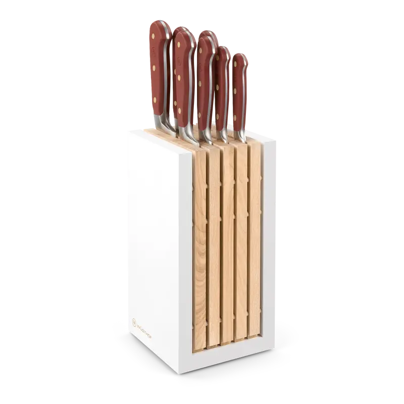 Wüsthof Classic Colour 8-Piece Knife Block Set – Tasty Sumac 1