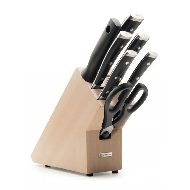 Wüsthof Classic Ikon 7-Piece Knife Block Set 1