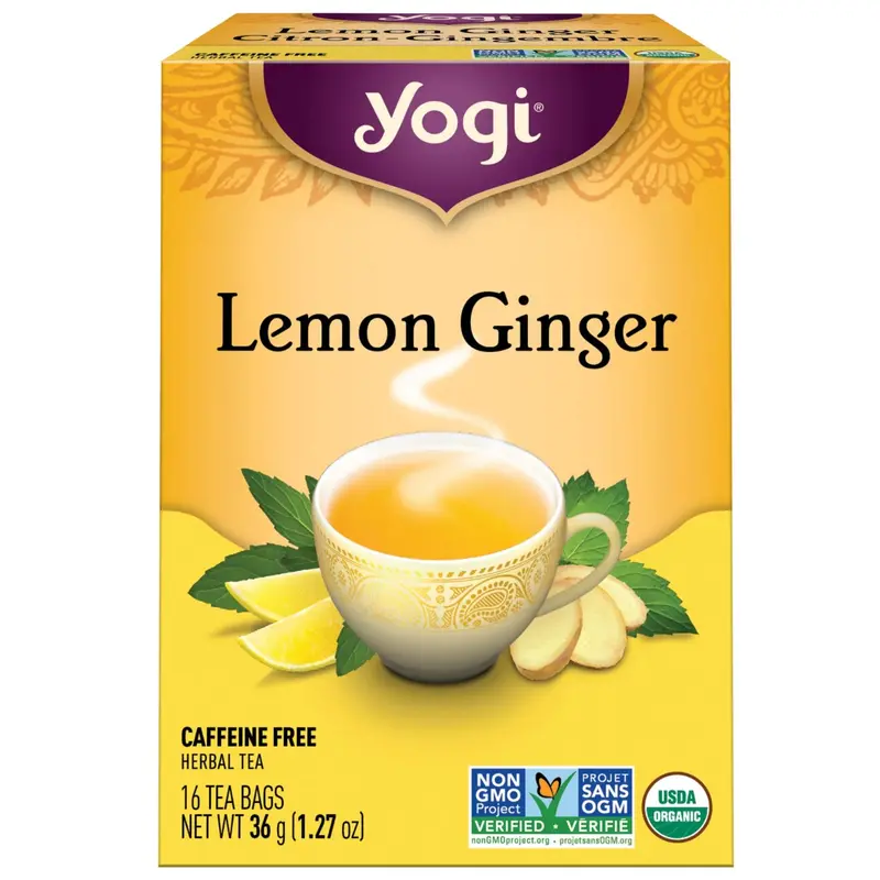 Yogi Lemon Ginger Digestive Tea – 16 Tea Bags 1