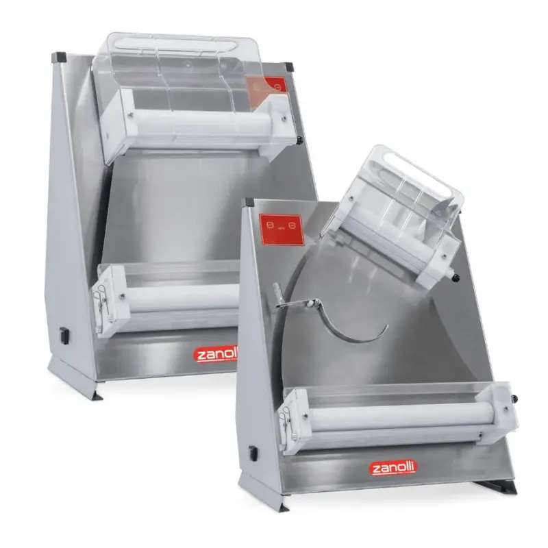 Zanolli 400Mm Parallel Double-Pass Dough Rolling Machine With Foot Activation 1