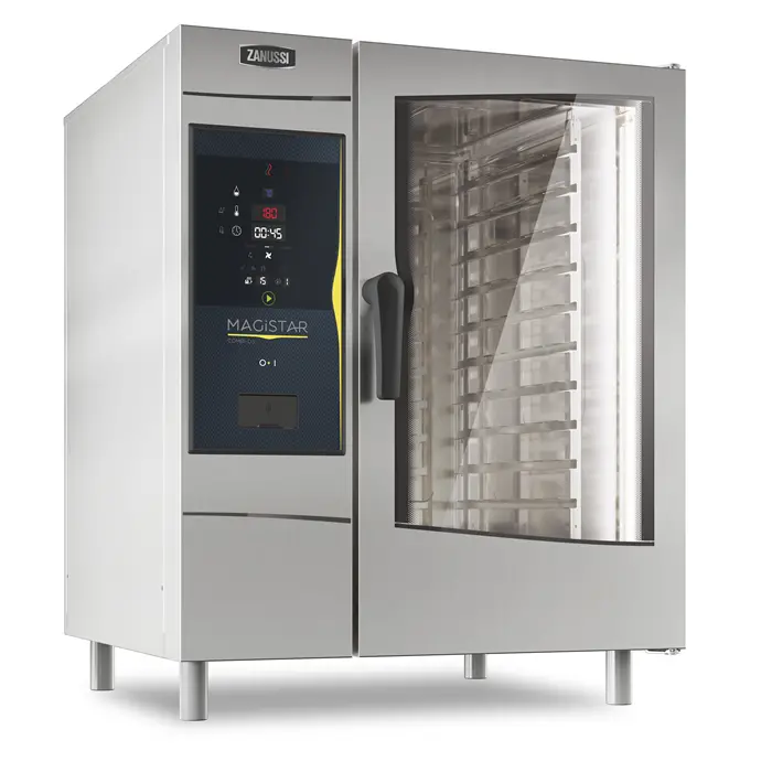 Zanussi 10-Tray Electric Combi Oven (Gn 1/1) With Digital Controls And Boiler Steam 1
