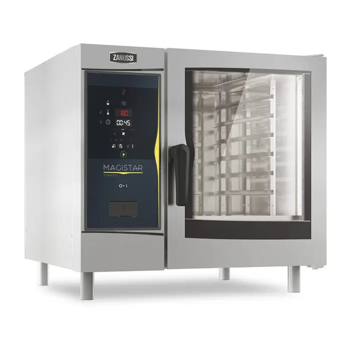 Zanussi 6-Tray Electric Combi Oven (Gn 1/1) With Digital Controls And Boiler Steam 1