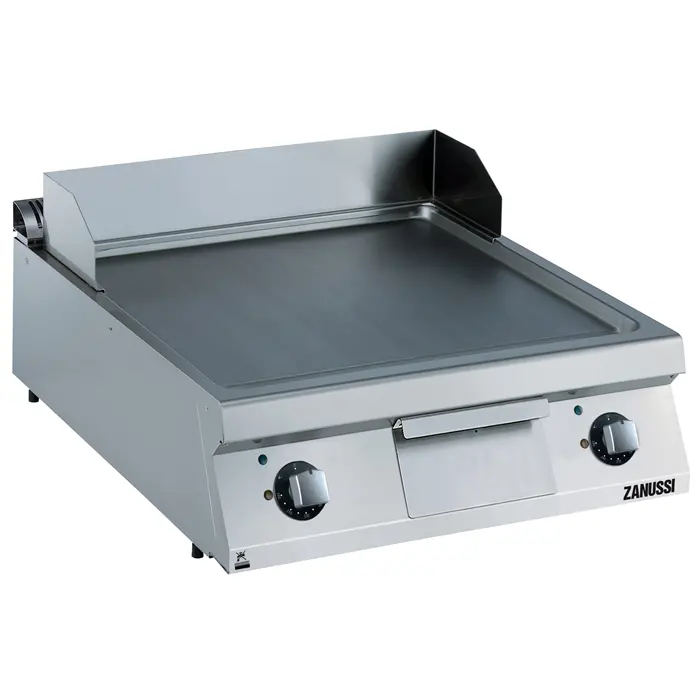 Zanussi Ze800Hc 800Mm Brushed Chrome Horizontal Fry Top 1