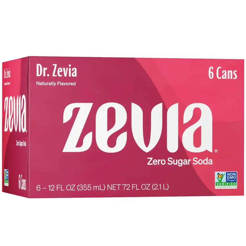 Zevia Dr. Zevia Zero-Calorie Soda – 6-Pack, 355Ml Cans 1
